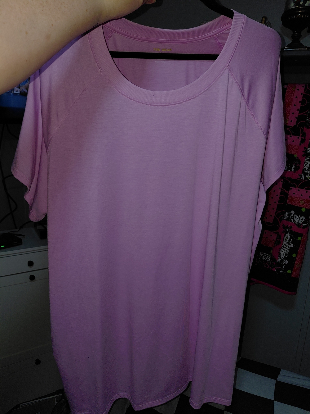 tek gear Lavender Short Sleeve Crewneck Tee